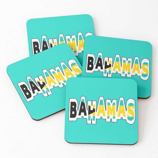 Item preview, Bahamas Font with Bahamian Flag designed and sold by Havocgirl.