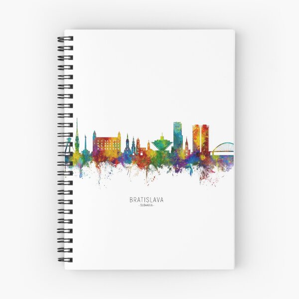 Item preview, Bratislava Slovakia Skyline designed and sold by ArtPrints.