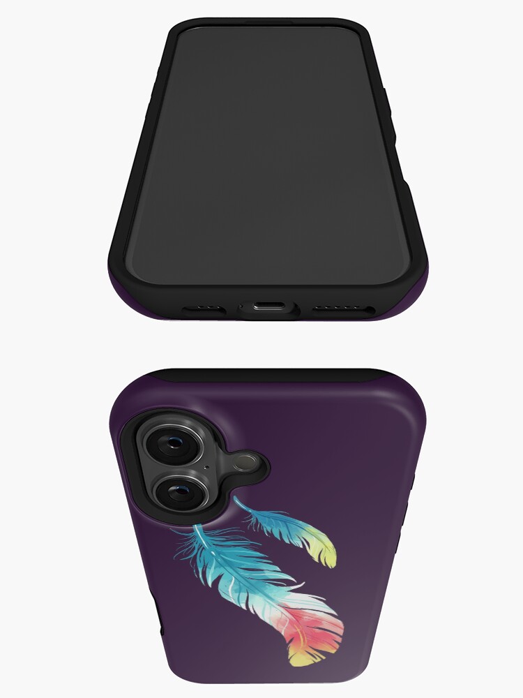 Thumbnail 3 of 4, iPhone Case, Feather designed and sold by freeminds.