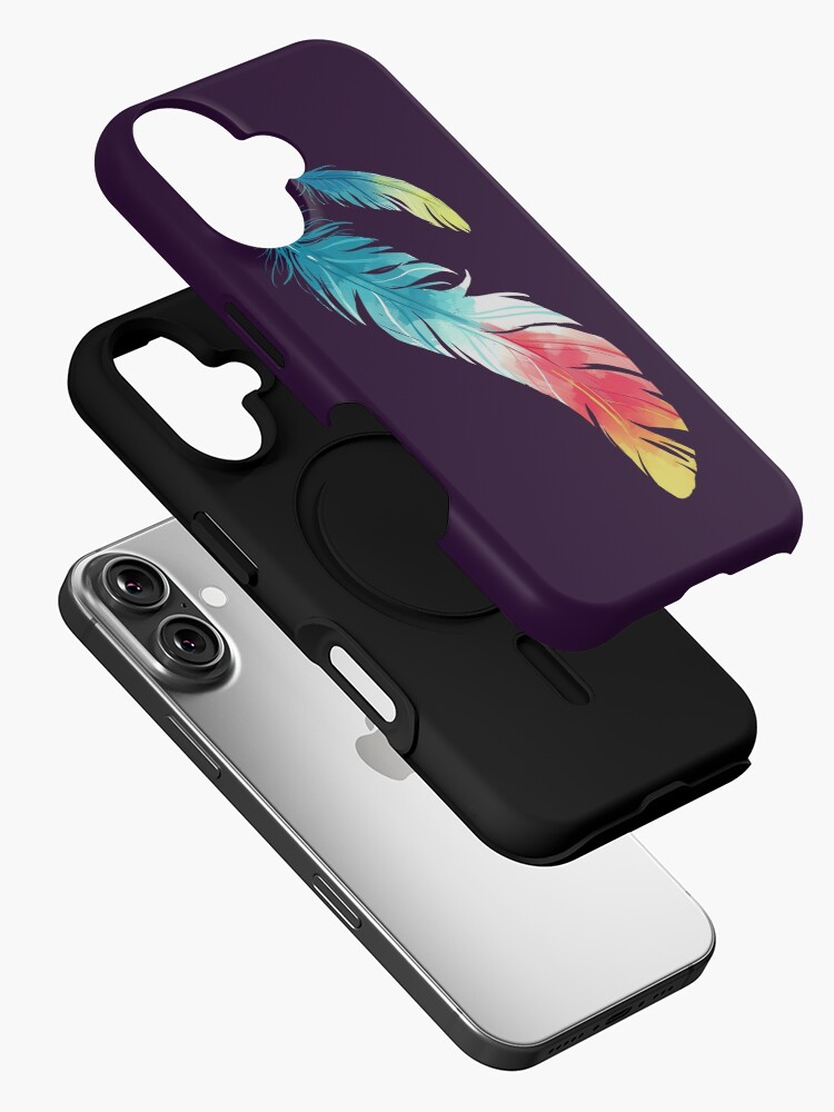 Thumbnail 2 of 4, iPhone Case, Feather designed and sold by freeminds.