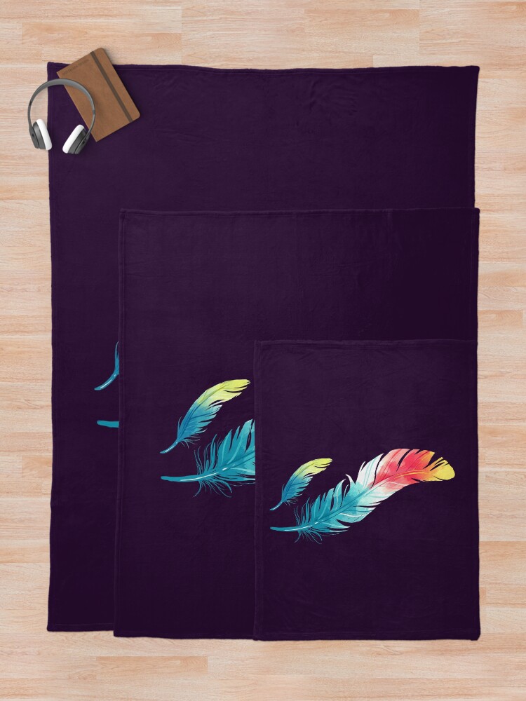 Alternate view of Feather Throw Blanket