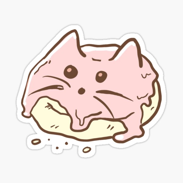 Cat Scone Sticker