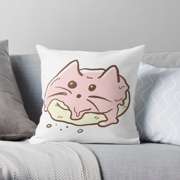 Cat Scone Throw Pillow
