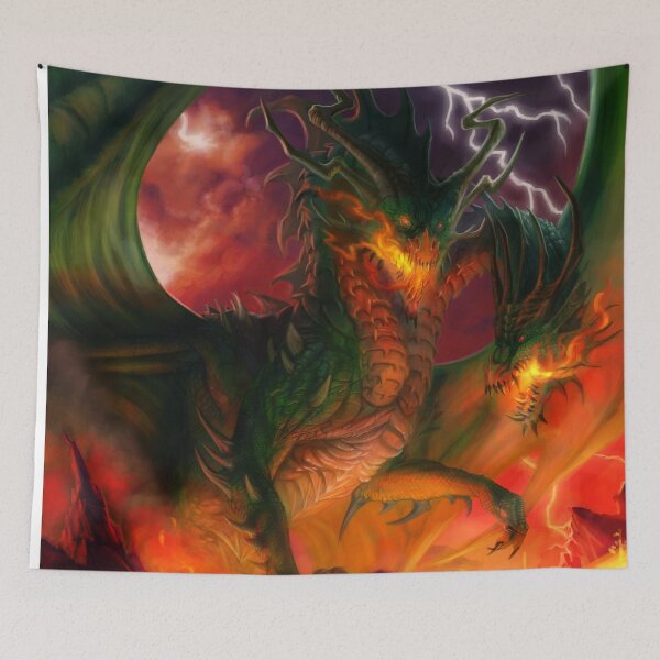 Item preview, Two Headed Dragon designed and sold by piyastudios.