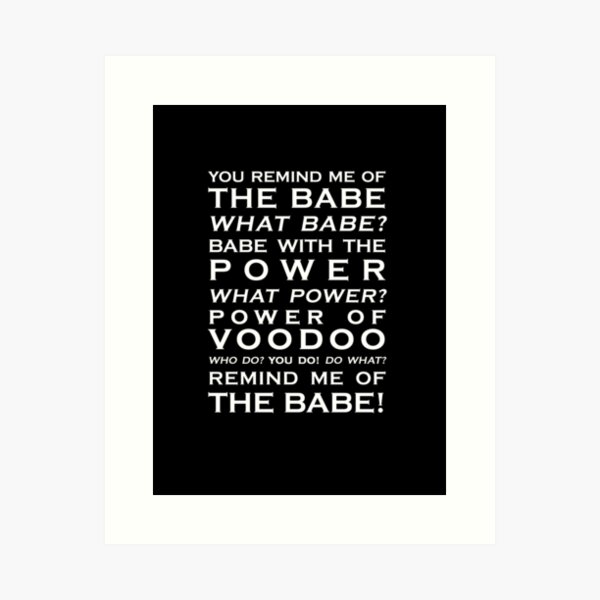 Item preview, Copy of Babe With the Power Word Art designed and sold by Lindycreative19.