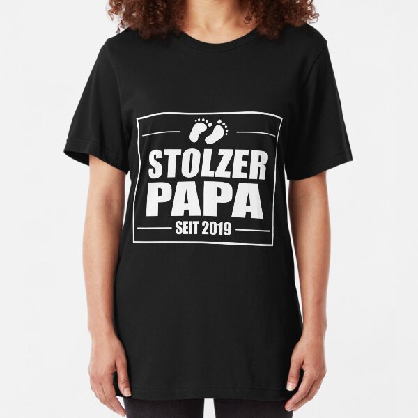 Stolzer Papa Slim Fit T-Shirt