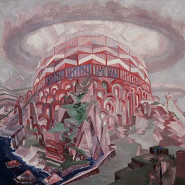 Artwork thumbnail, Wenzel Hablik - Cantilever Cupola With Five Hilltops by vakashop