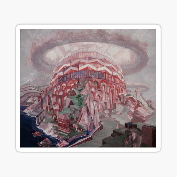 Item preview, Wenzel Hablik - Cantilever Cupola With Five Hilltops  designed and sold by vakashop.