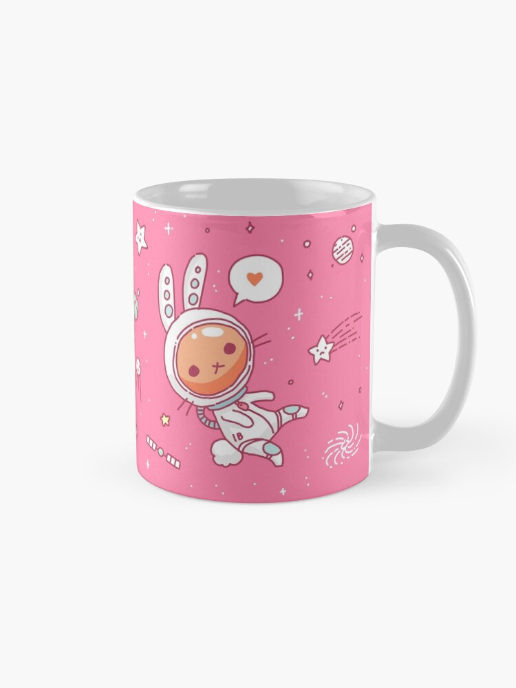 Alternate view of Cute bunny in Space Mug