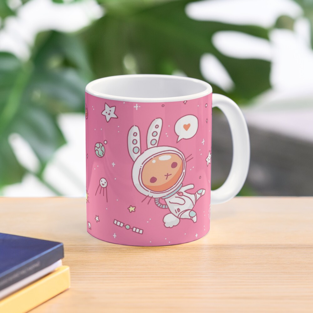 Cute bunny in Space Mug