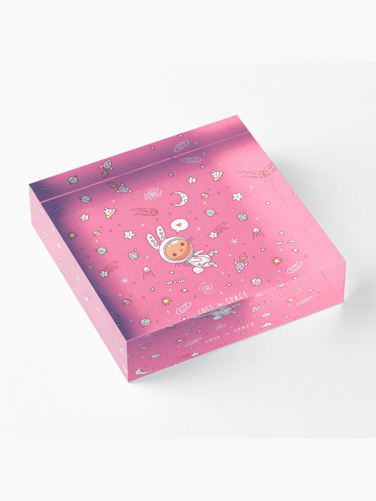 Alternate view of Lost in Space Acrylic Block