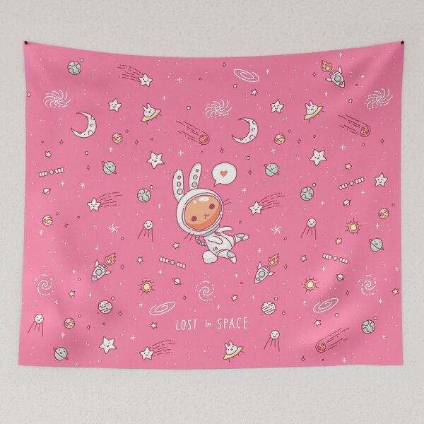 Item preview, Cute bunny in Space designed and sold by freeminds.