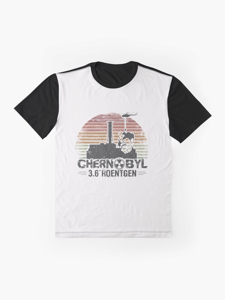 Thumbnail 4 von 5, Grafik T-Shirt, Weinlese des Tschornobyl-Atomkraftwerks designt und verkauft von alenaz.