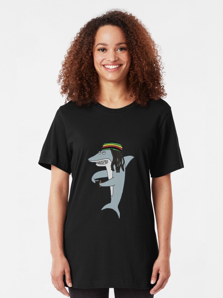 reggae shark tshirt