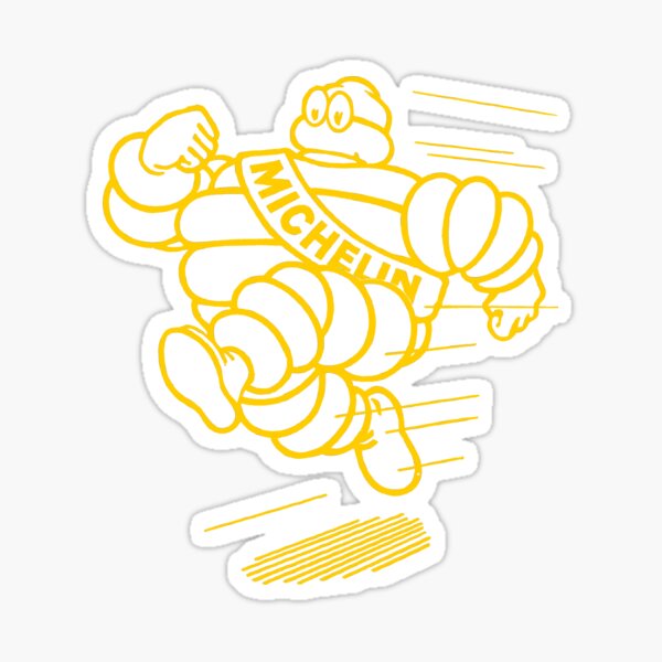 5 AUTOCOLLANT STICKER de centre de jante et volant michelin bibendum années 1970 EUR 5,00 - FR