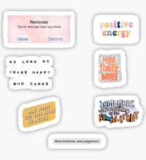 positive vsco sticker pack Sticker