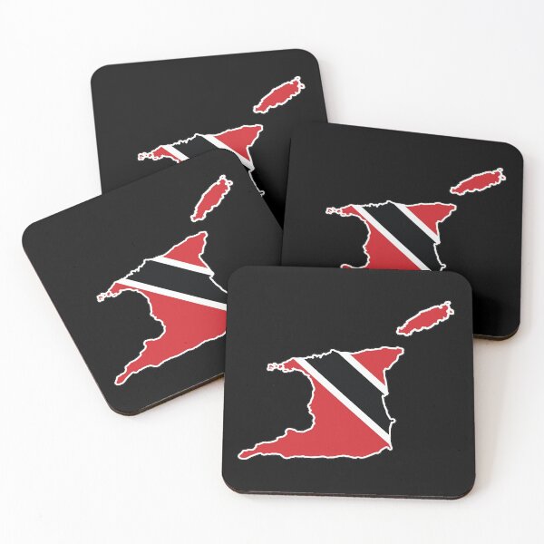 Item preview, Trinidad and Tobago National Flag Clipped into Map of Trinidad and Tobago designed and sold by IdentiTee Studios.