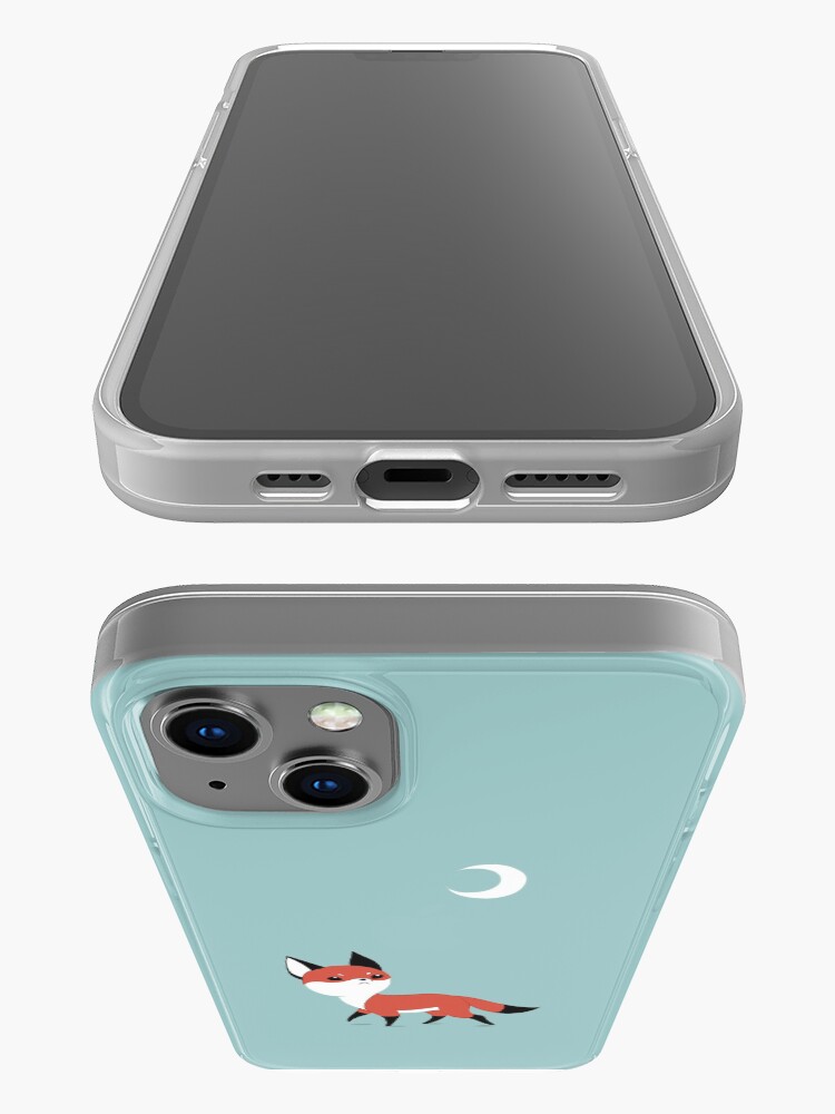 Alternate view of Moon Fox iPhone Case