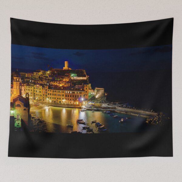 Item preview, Vernazza at night Cinque Terre  designed and sold by Weston  Westmoreland.