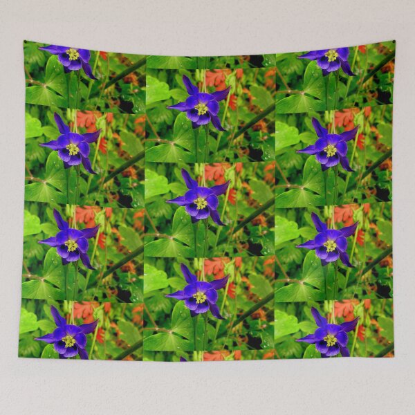 Item preview, Wild Columbine in the Rain designed and sold by Elaine Bawden.