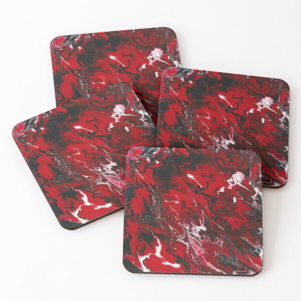Item preview, Blood Lines Red and Black Fluid Pour designed and sold by GingerEccentric.