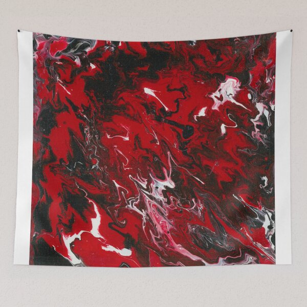 Item preview, Blood Lines Red and Black Fluid Pour designed and sold by GingerEccentric.
