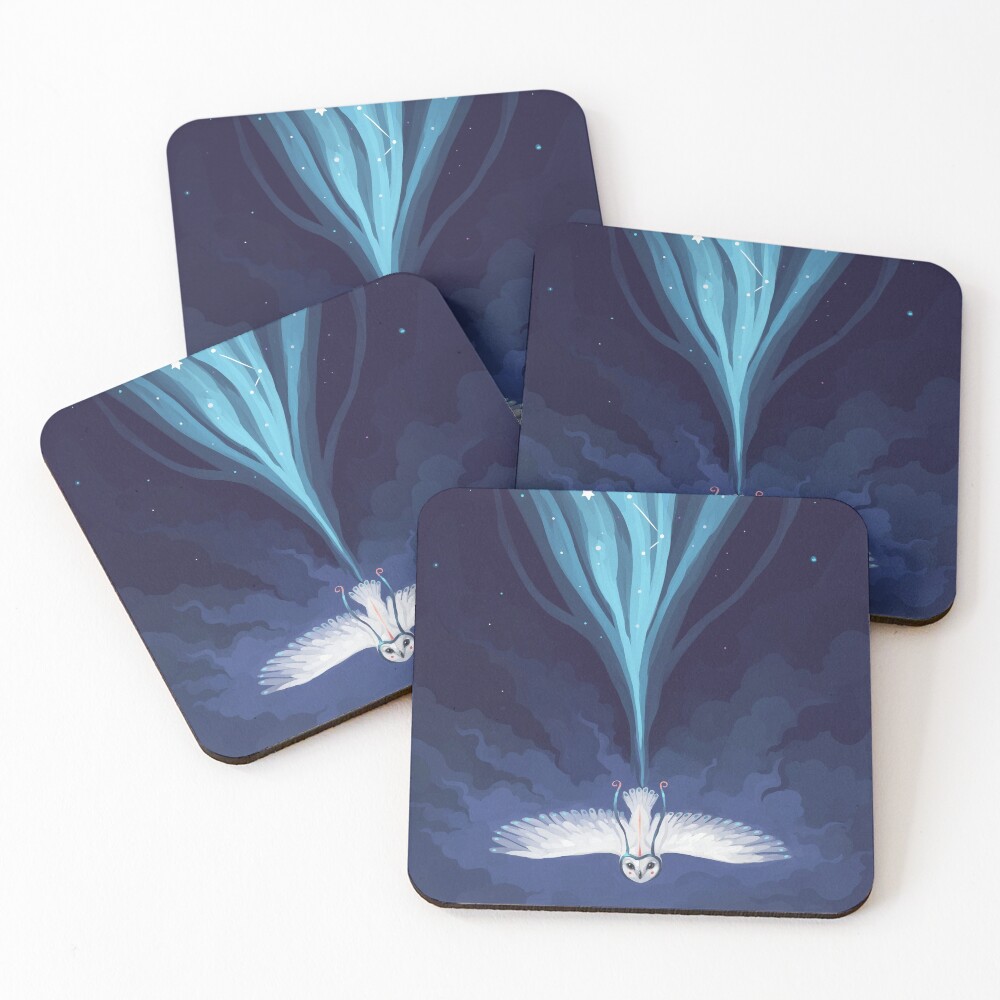 Night Owl 2 Coasters (Set of 4)