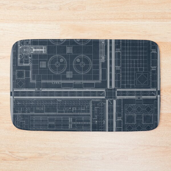 Item preview, Blueprint Schematic Industrial Layout designed and sold by NoaaDesign.