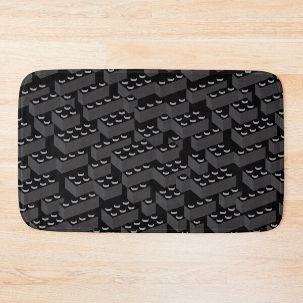 Item preview, Building Blocks Pattern – Noir designed and sold by polymolystudio.