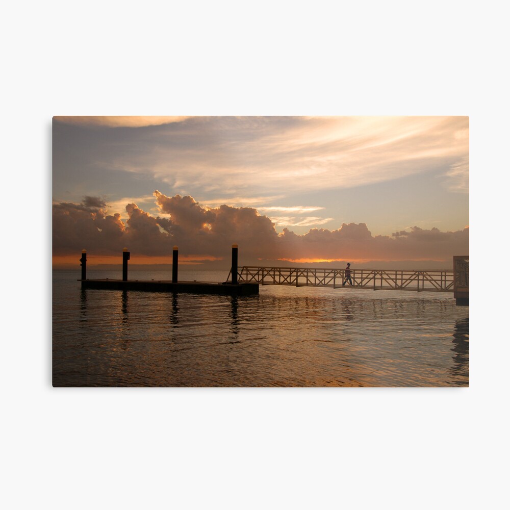 Bongaree Jetty Bribie Island Canvas Print By Buzzword Redbubble