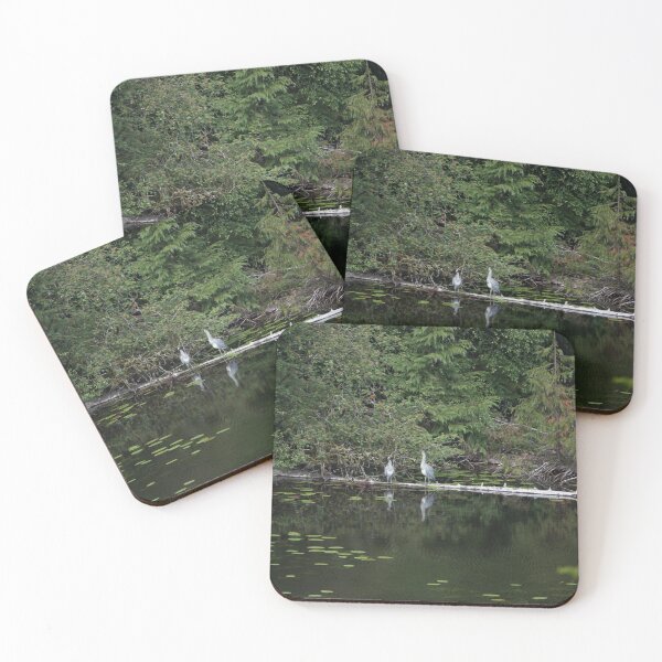 Item preview, Herons on a log designed and sold by frogs123.