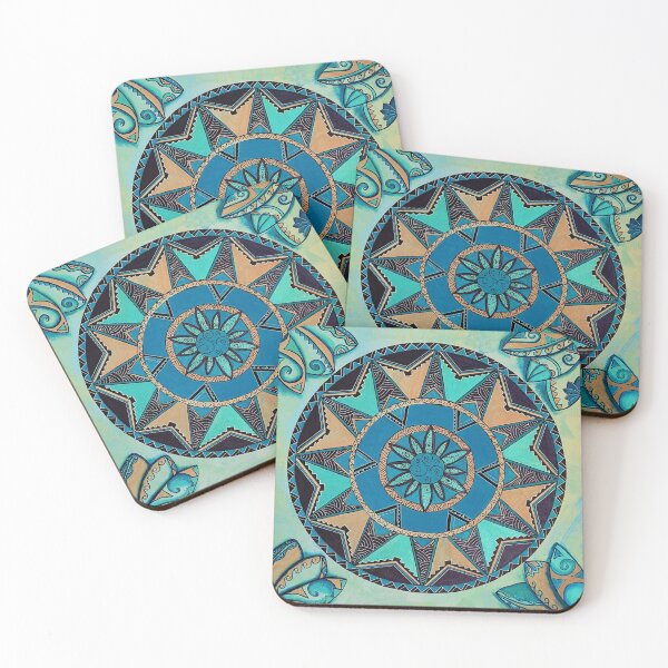 Item preview, Native tribal mandala designed and sold by NaomiMatthewArt.