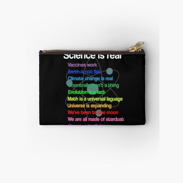 Item preview, Science is real! Vaccines, Moon, climate change, evolution, chemtrail designed and sold by NeXore.
