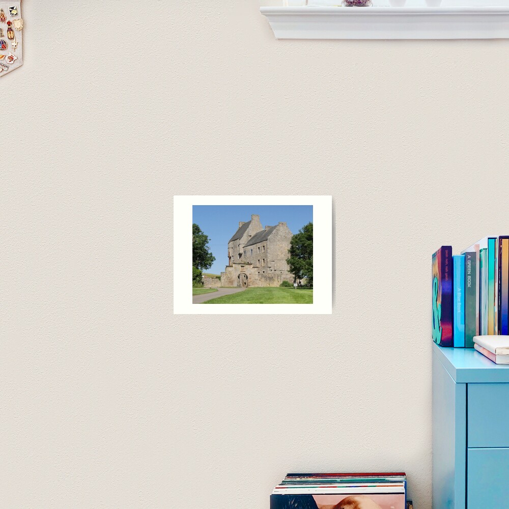 Midhope Castle , Hopetoun estate , near Edinburgh , Scotland Art Print