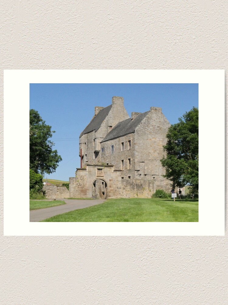 Alternate view of Midhope Castle , Hopetoun estate , near Edinburgh , Scotland Art Print