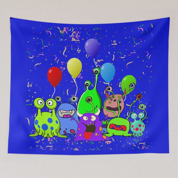 Item preview, Alien Art - Party With The Aliens designed and sold by Gravityx9.