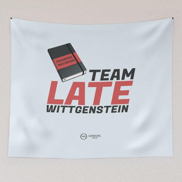 Item preview, Team Late Wittgenstein designed and sold by Logical Style.
