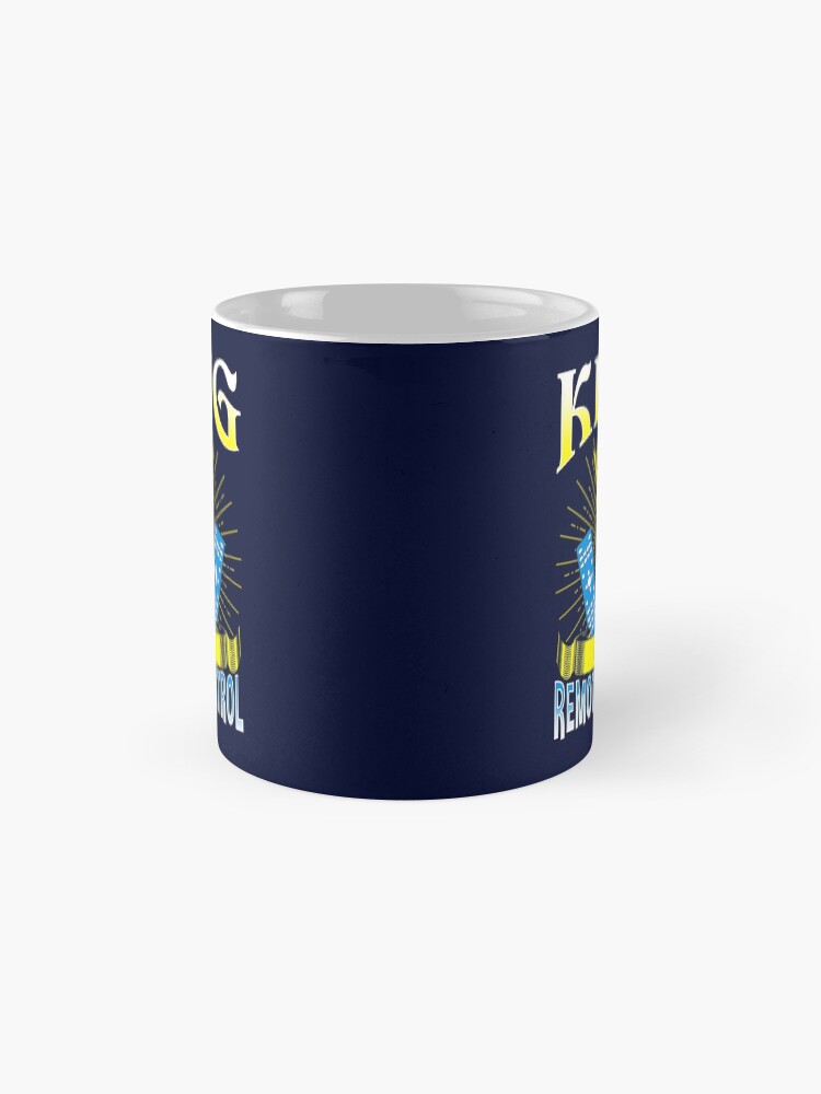 Alternate view of King of The Remote Control Coffee Mug