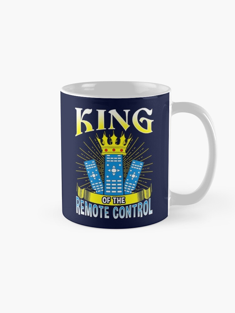 Alternate view of King of The Remote Control Coffee Mug