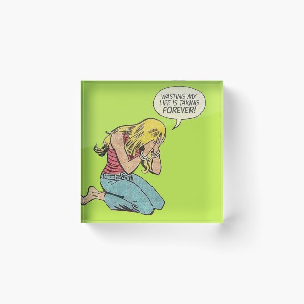 Item preview, wasting my life  designed and sold by SketchesOfChaos.