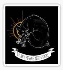 TRASH BLESSINGS - By Any Means Necessary Sticker