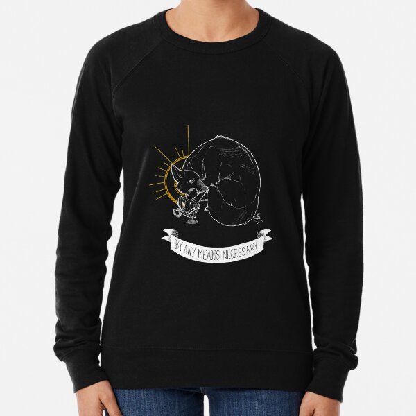 TRASH BLESSINGS - By Any Means Necessary Lightweight Sweatshirt