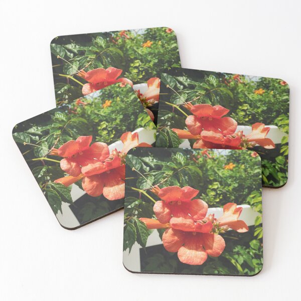 Item preview, Beachside Orange Hibiscus Flower designed and sold by offdutyplaces.