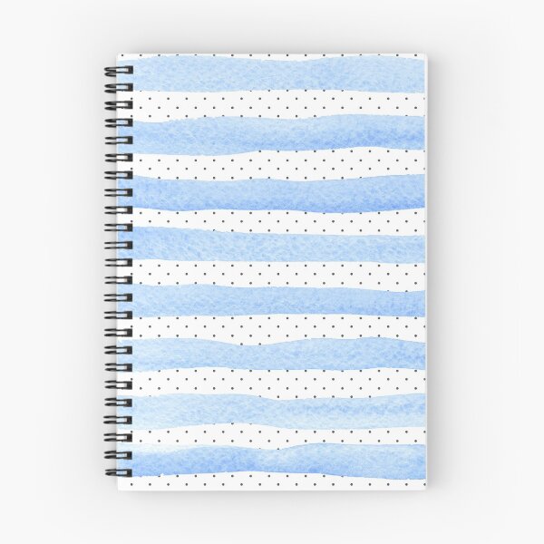 Item preview, Polka Dots Blue Stripes Pattern designed and sold by ClaudiaFlores.