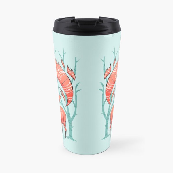 Winter Fox Travel Mug