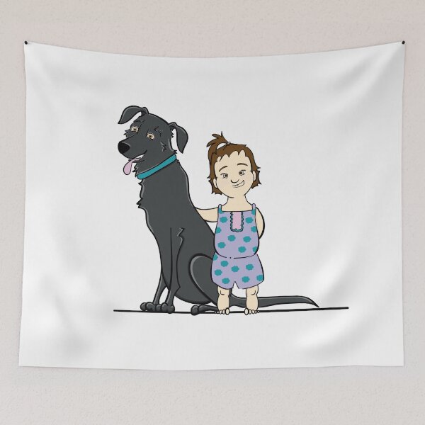 Item preview, Doggies are a Girl's Best Friend designed and sold by EmDrawsAnimals.