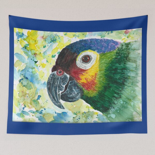 Item preview, Squawky - Florida Green Parrot designed and sold by GlennArt.