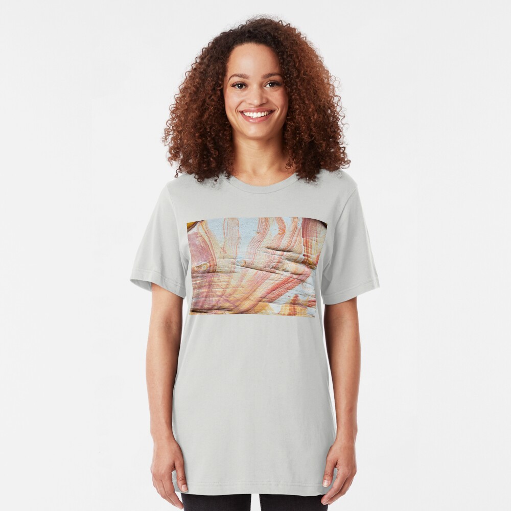 Beautiful old stone patterns Slim Fit T-Shirt