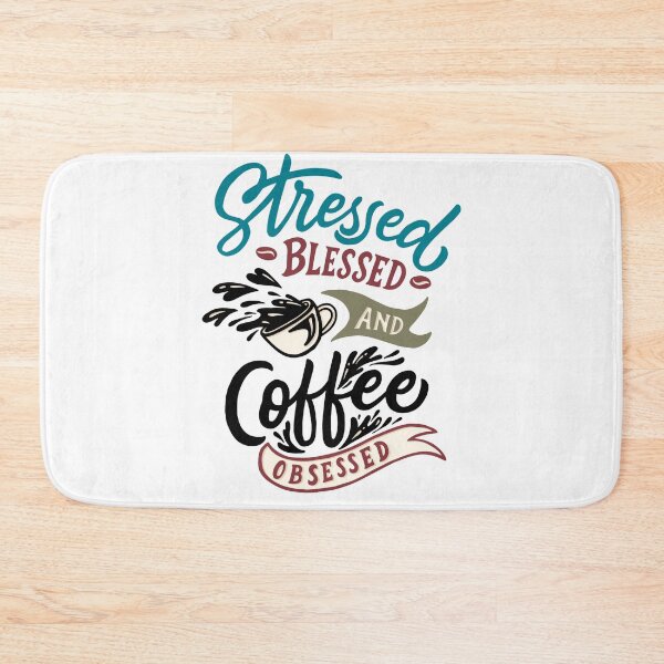 Item preview, Stressed Blessed Coffee Obsessed  designed and sold by CrayzeeTeesUSA.