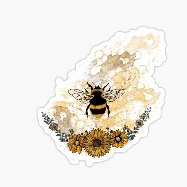 Item preview, Watercolor Bee  designed and sold by LordGraceArt.
